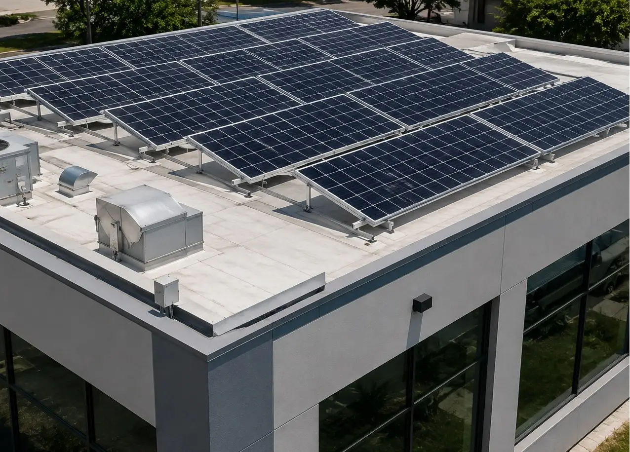 Instalacón de panles solare en empresa de Zona Norte de Buenos Aires